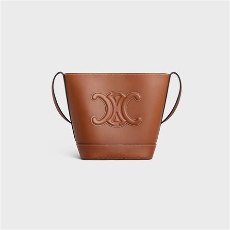 celine bucket cuir|SMALL BUCKET CUIR TRIOMPHE IN SMOOTH .